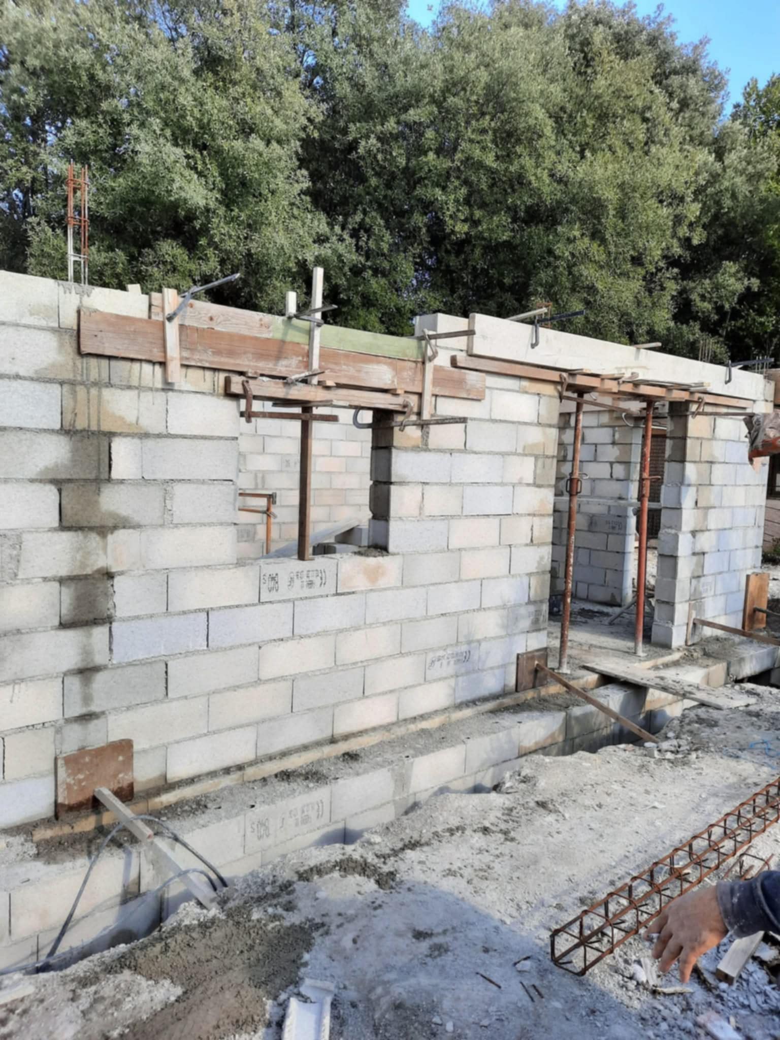 Construction d'une maison en parpaings